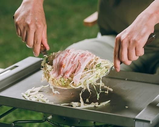 8*8様 スノーピーク オタフクソースコラボ ステンレスお好み焼鉄板 GR