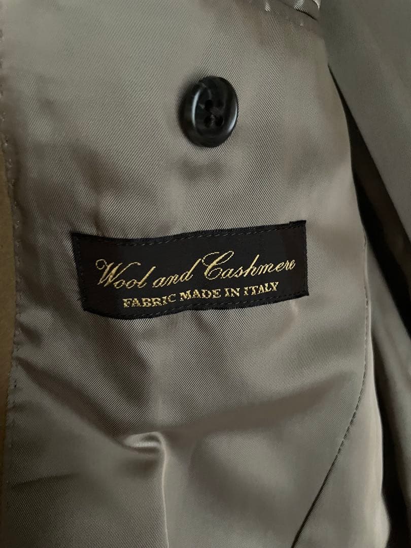 NEWYORKER berkley ステンカラーコート　カシミヤ混ビーバー