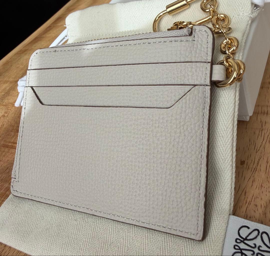 極美品＊アナグラム スクエア コインカードホルダー ライトゴースト