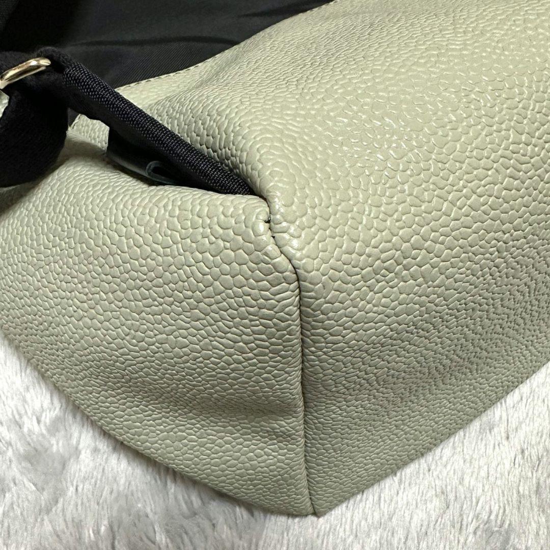 【極美品】TOPKAPI スコッチグレイン バイカラー A4 グリーングレー