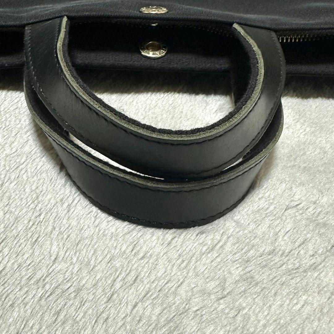 【極美品】TOPKAPI スコッチグレイン バイカラー A4 グリーングレー