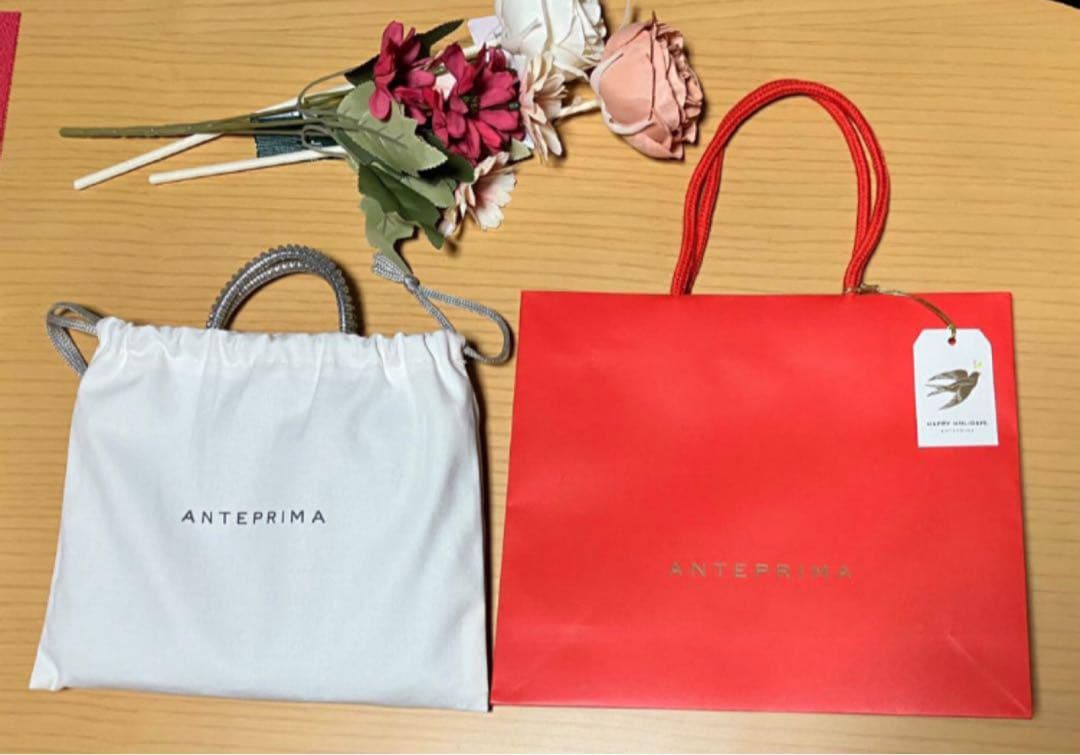 【新品☆未使用☆タグ付】フェイラー アンテプリマ/スクエア スモール/シルバー☆