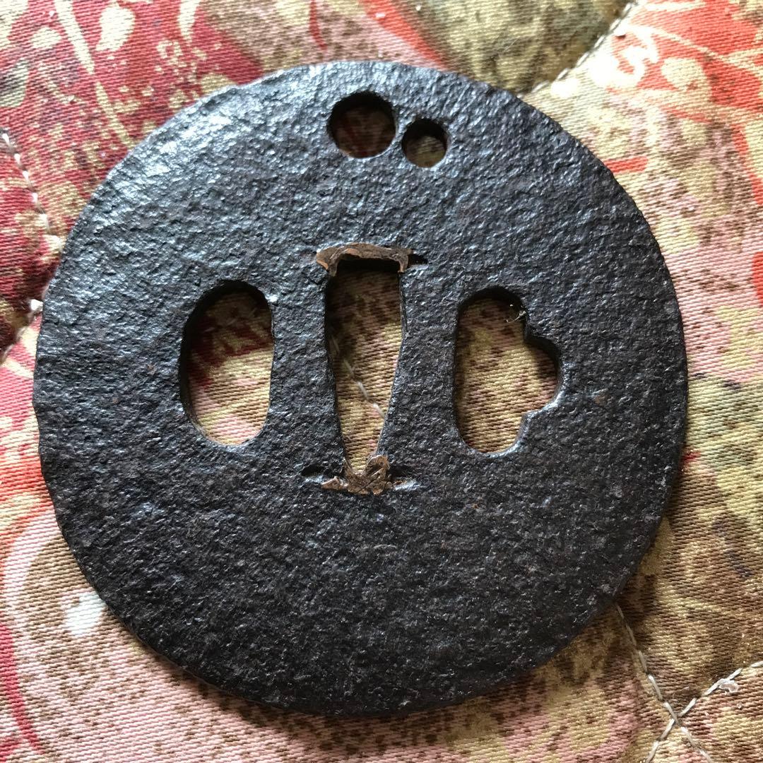 【江戸武具】刀鍔（鍔）アンティーク 値引き交渉OK