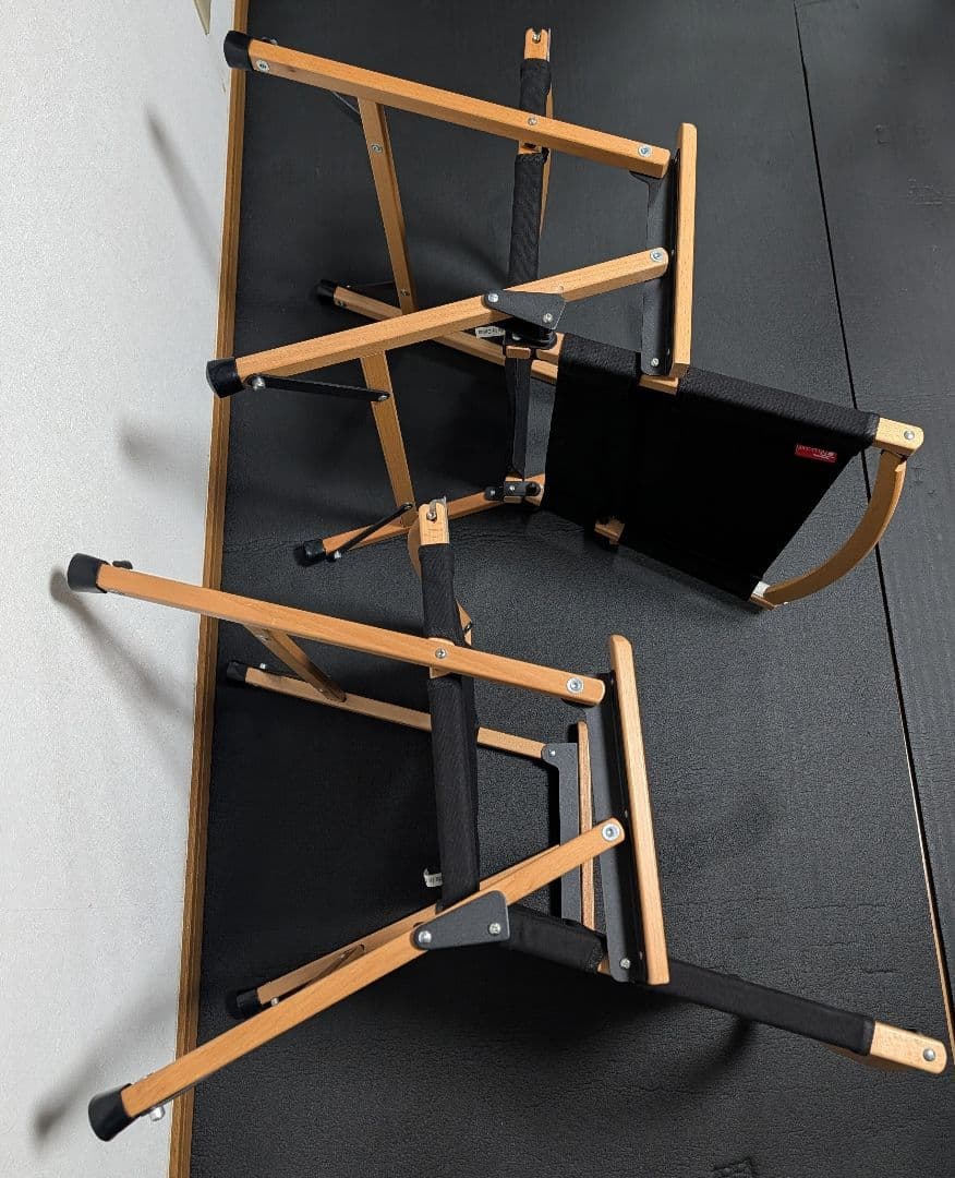 FIELDOOR フィールドア　アウトドアチェアー2個セット　キャンプチェアー