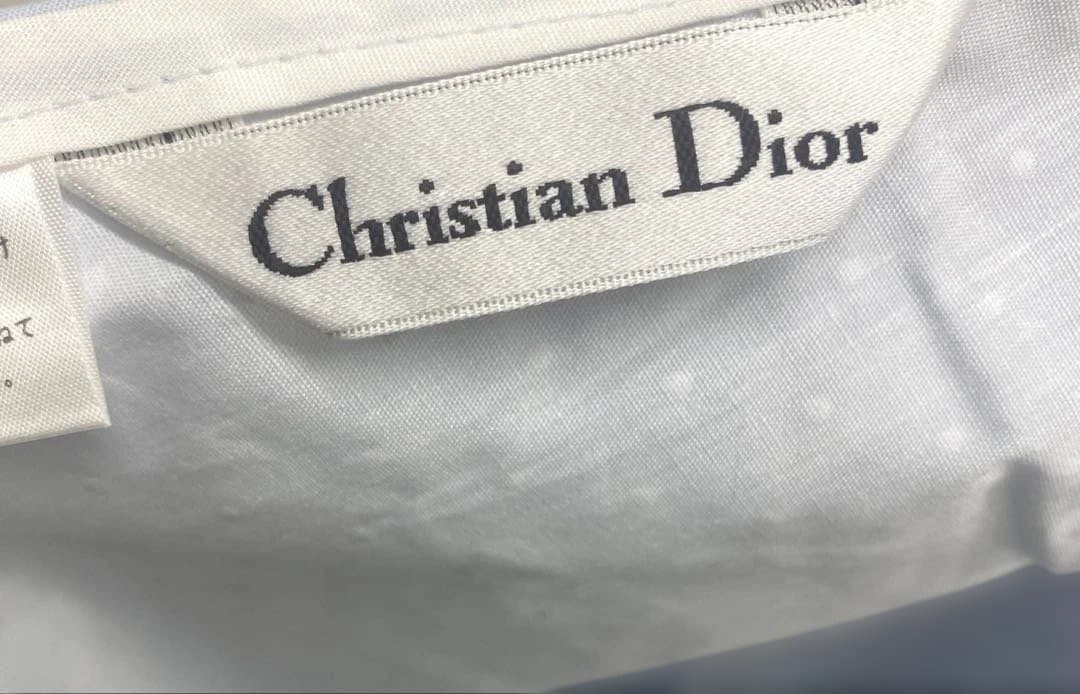 新品✨Diorクリスチャンディオール エプロン すずらんミュゲ 花柄 タグ