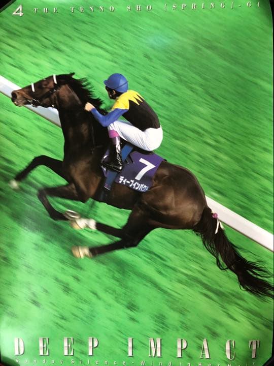 武豊直筆サイン入りディープインパクト  ポスター