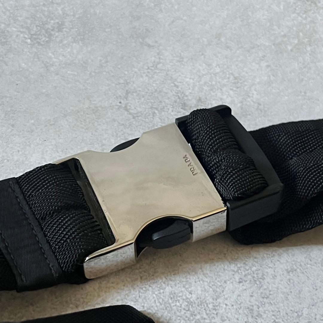 【美品】PRADA ウエストバッグ　2VL005 RFID認識済み　三角ロゴ