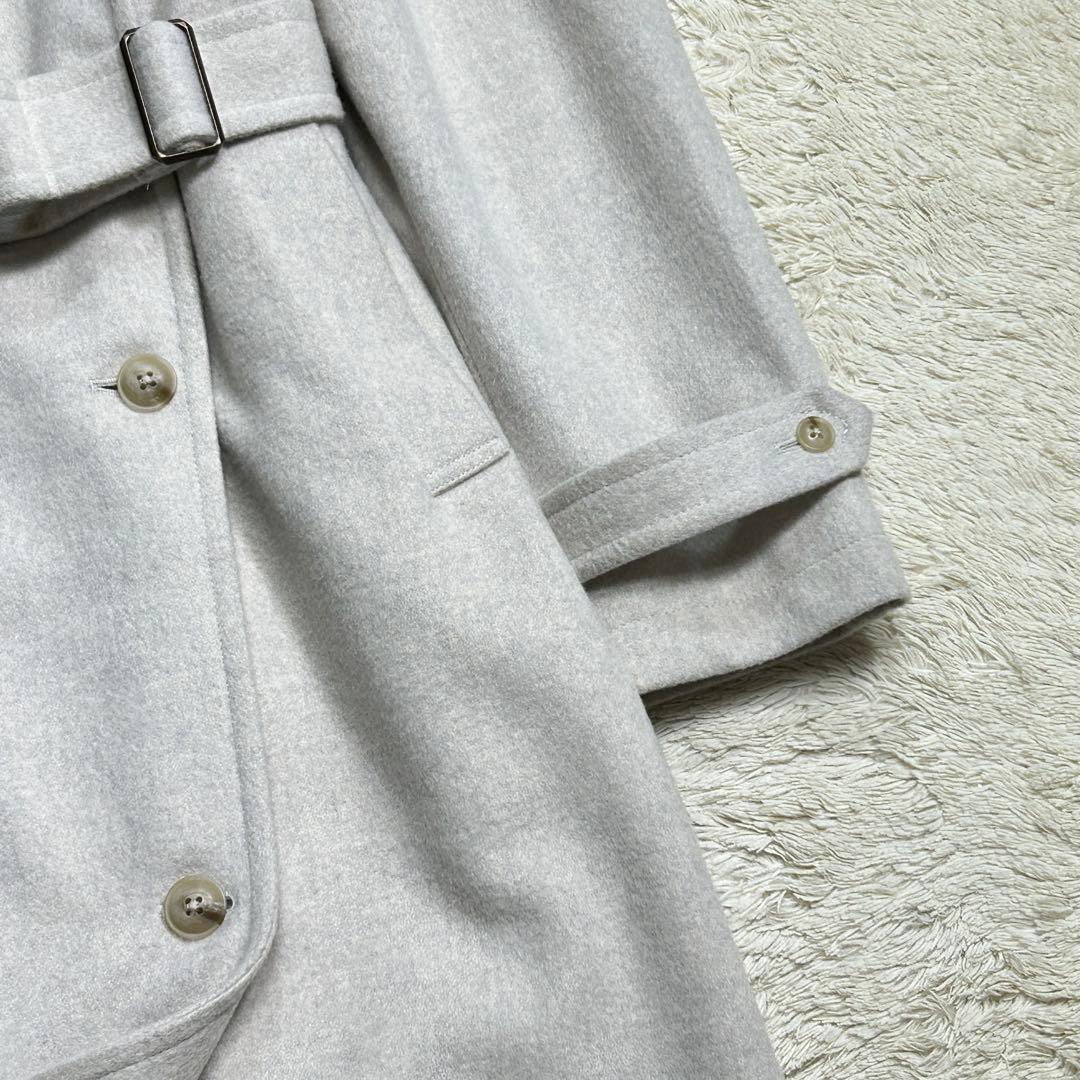 foufou フーフー ウールトレンチコート Rafine ライトグレー