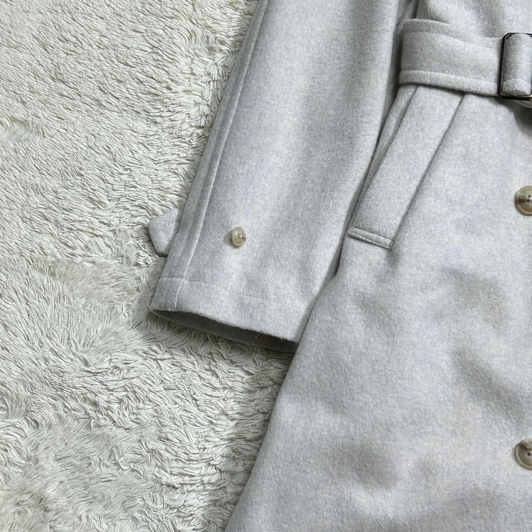 foufou フーフー ウールトレンチコート Rafine ライトグレー