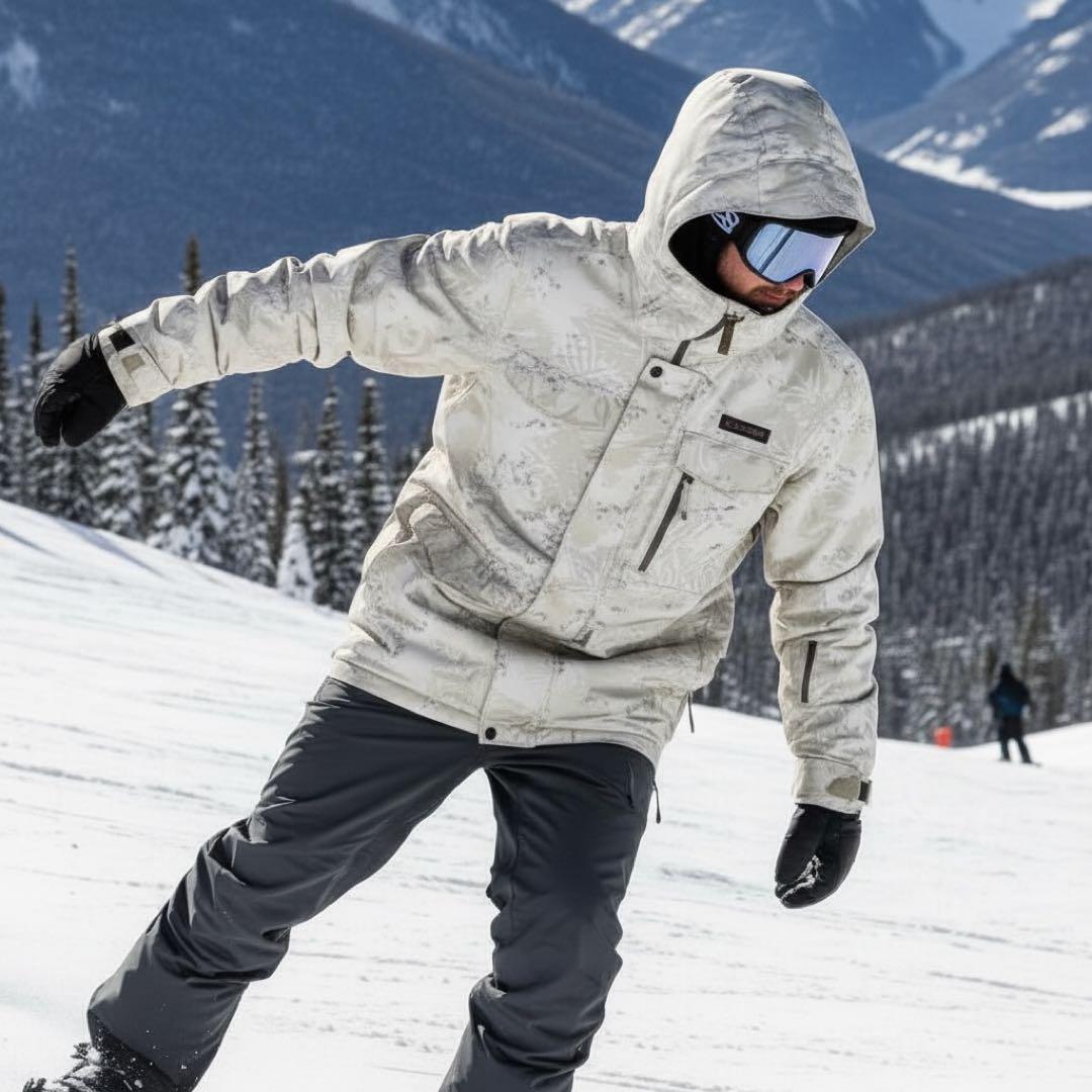 美品 BURTON バートン スノーボード ウェア カモフラージュ メンズM L