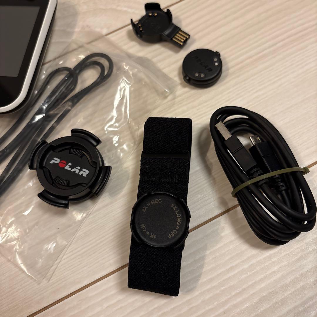 POLAR ポラール V650 GPSサイクルコンピュータ 心拍センサー OH1