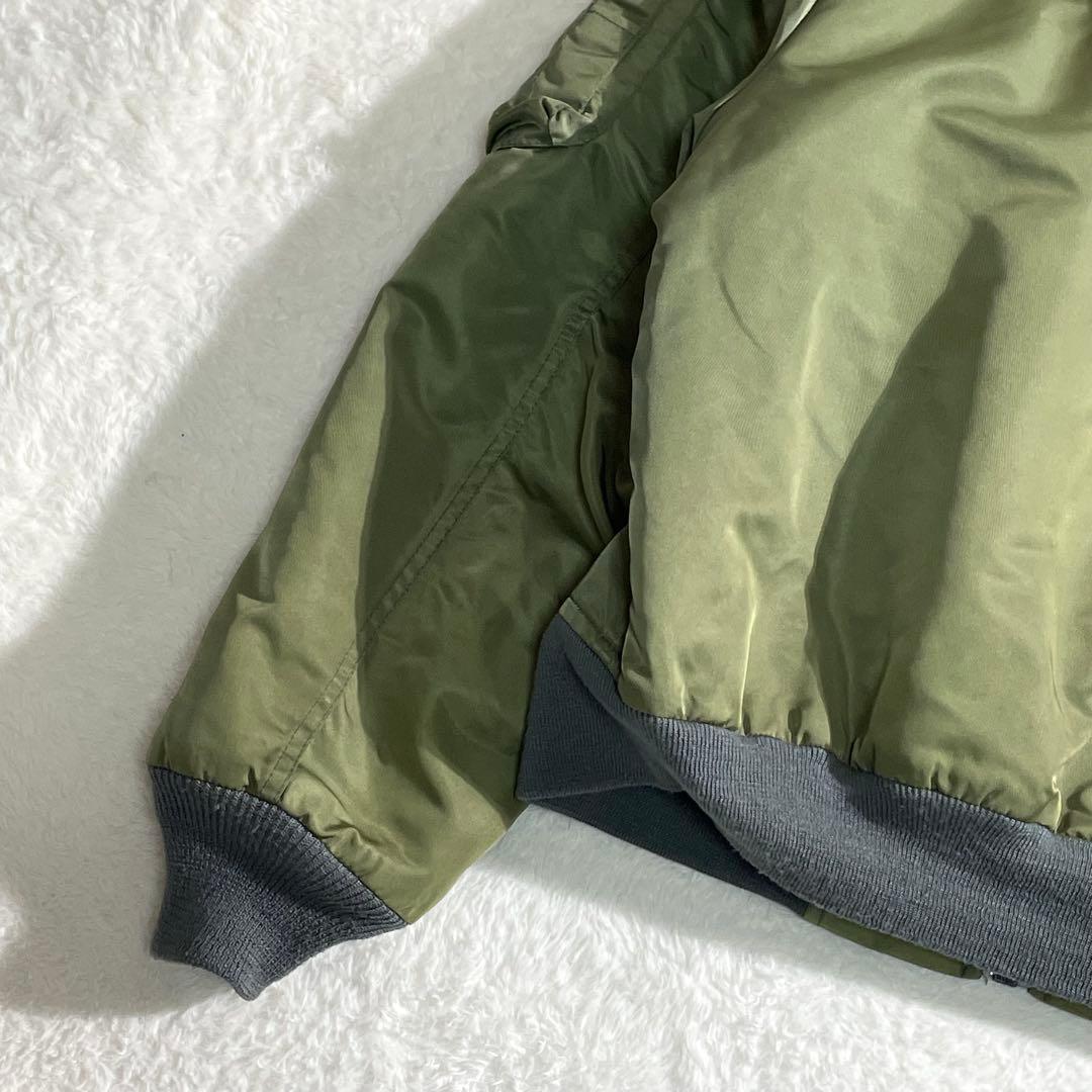 90s00s　MA-1　フライトジャケット　USA製　42　XL　ミリタリー