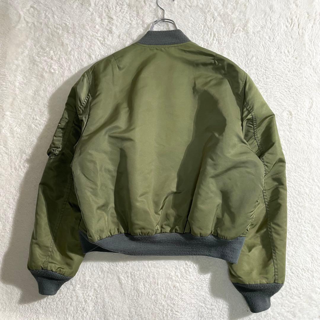 90s00s　MA-1　フライトジャケット　USA製　42　XL　ミリタリー