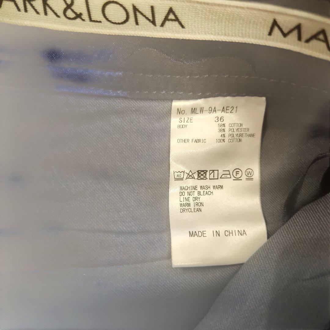 MARK & LONA ネイビー ゴルフスカート 36