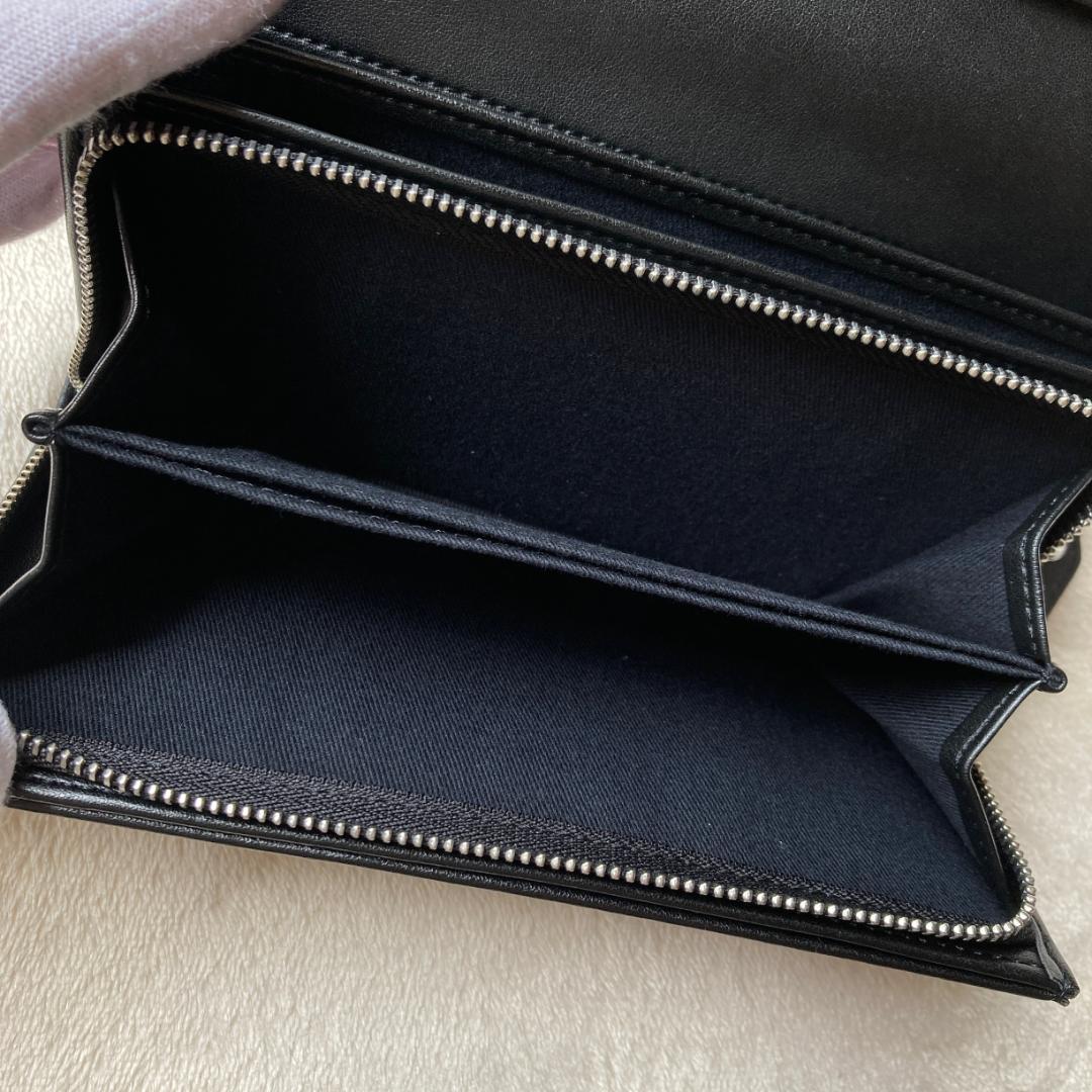 1163 新品未使用 ヴィヴィアン ウェストウッド 長財布 ブラック ①