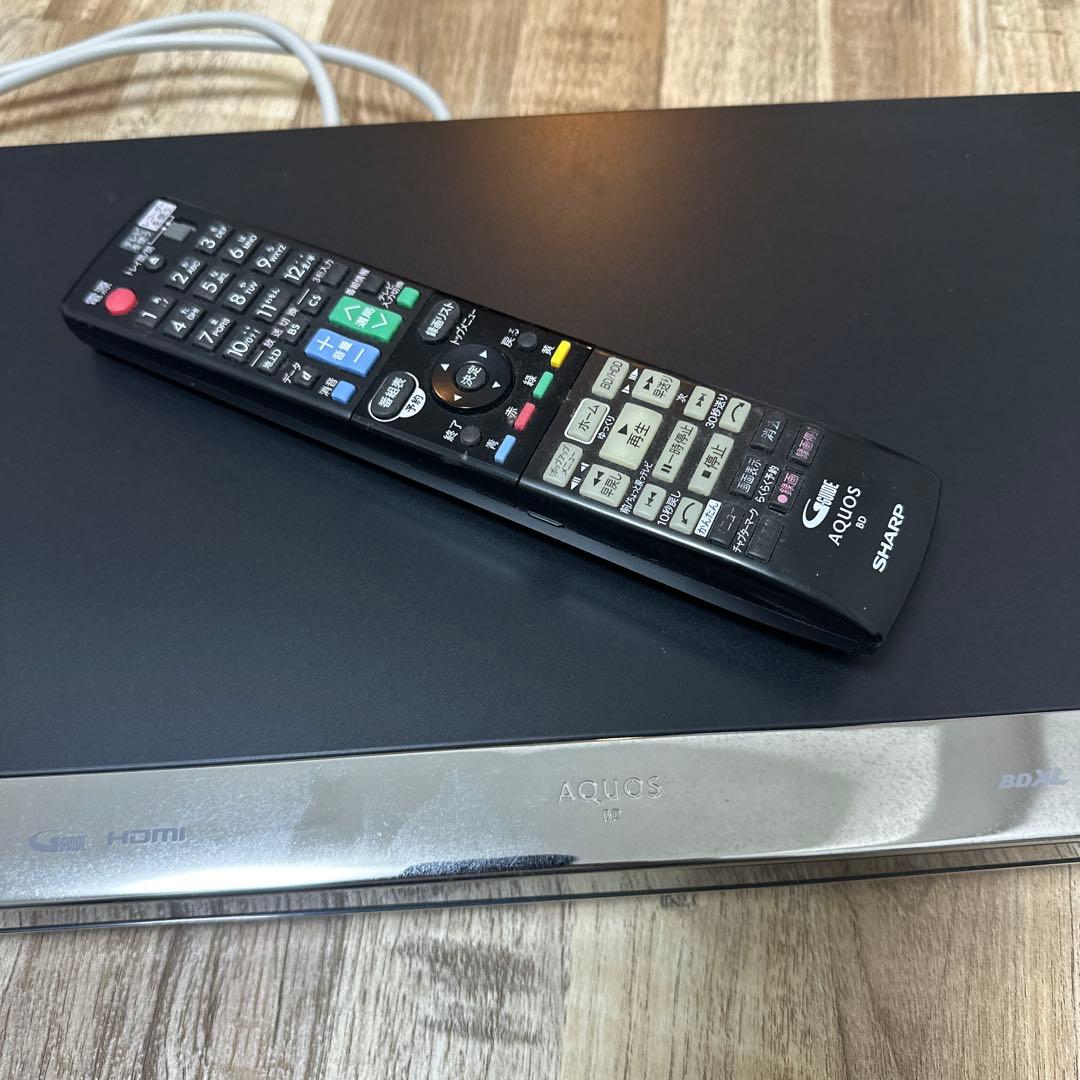 SHARP AQUOS ブルーレイレコーダー BD-W550 - メルカリ