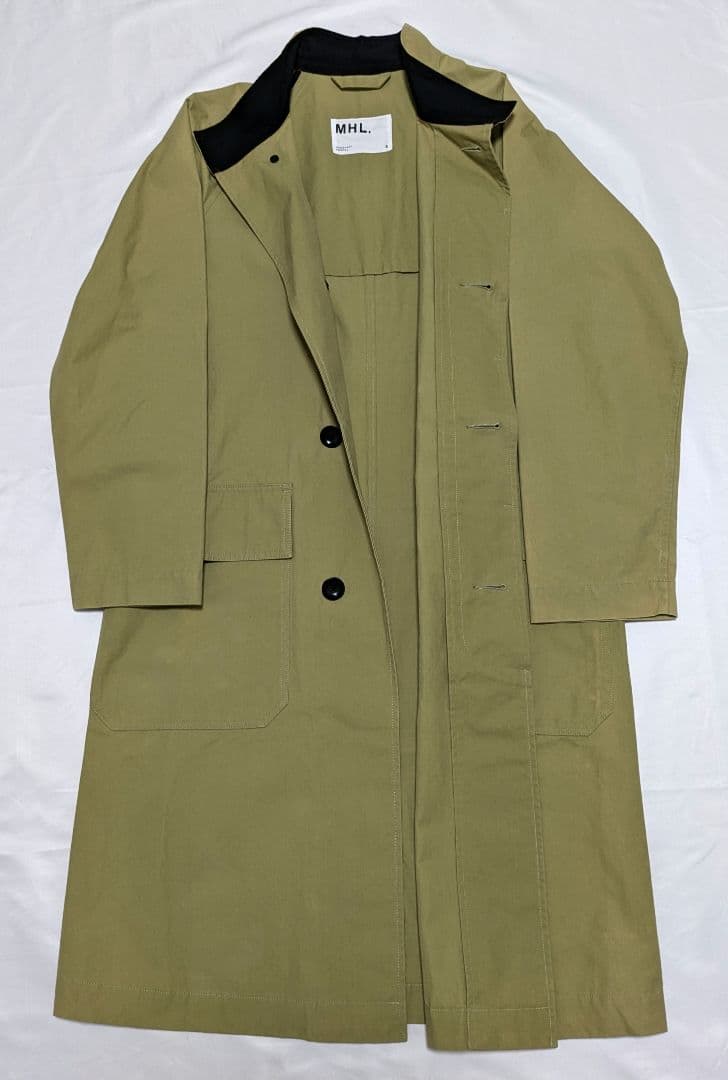 入手困難　一枚袖　マーガレットハウエル　ステンカラーコート コットン100%