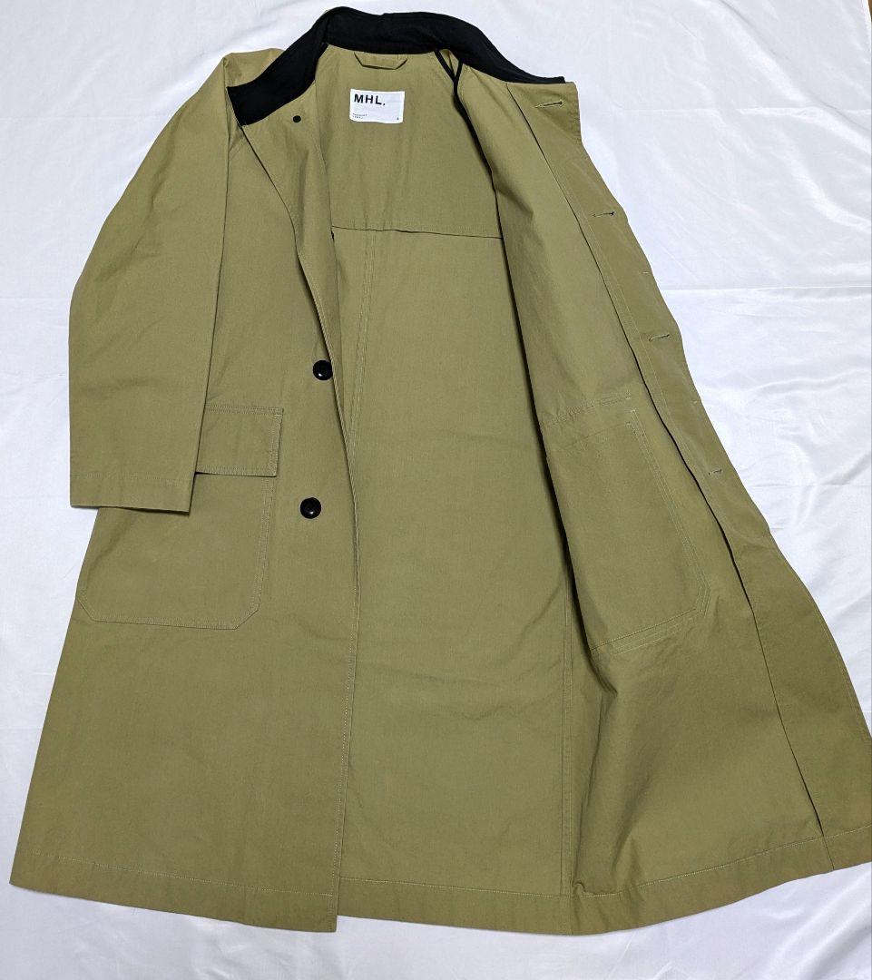 入手困難　一枚袖　マーガレットハウエル　ステンカラーコート コットン100%