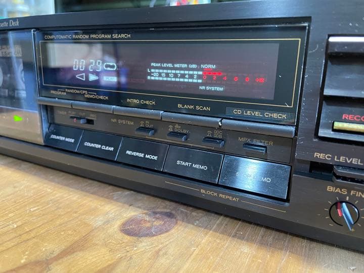 TEAC カセットデッキ R-616X 動作品