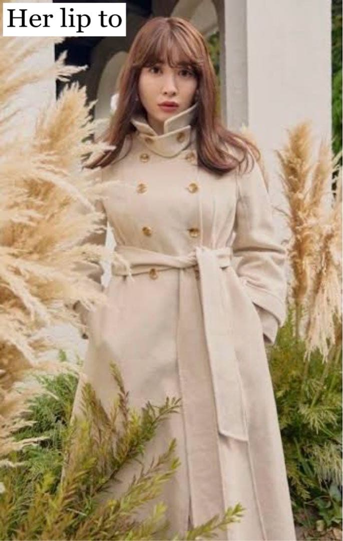 新品✨】Her lip to Siena River Long Coat - メルカリ