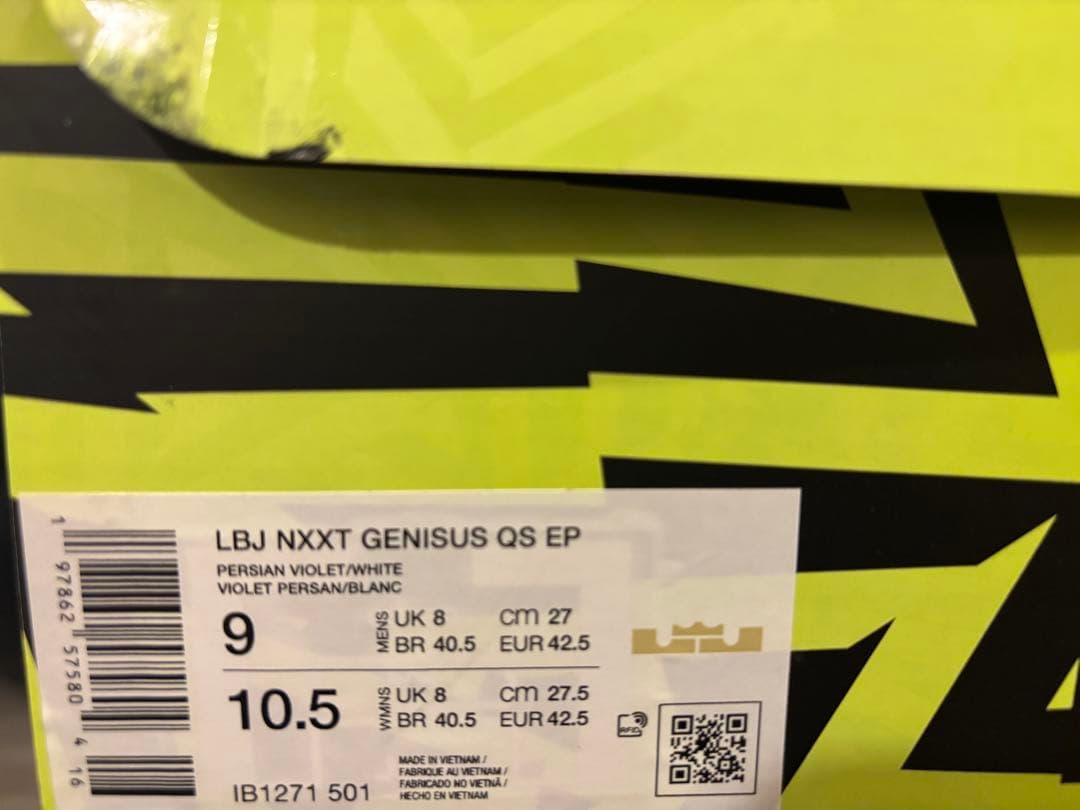 【新品　27.0cm】ナイキ レブロン NXXT ジーニサス