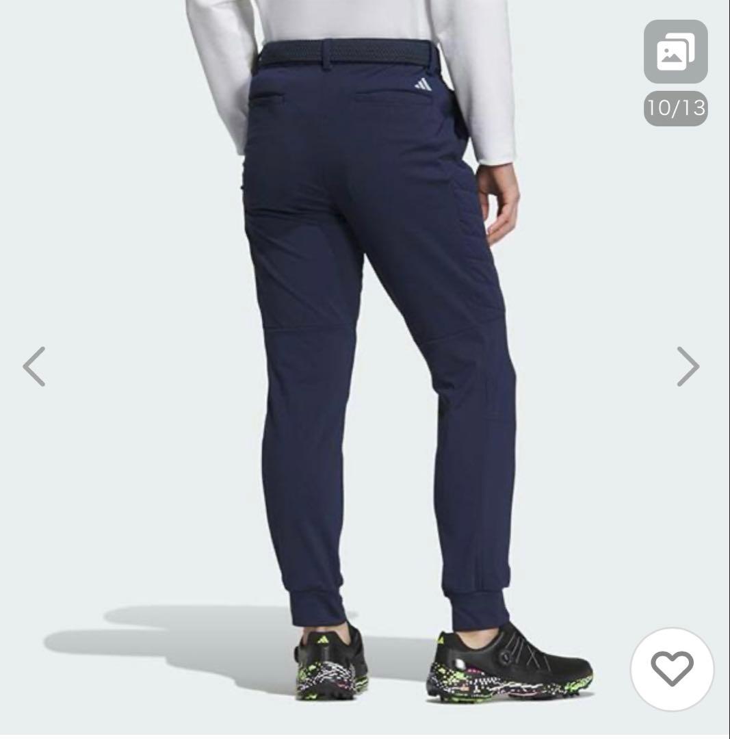 adidas ゴルフパンツ　メンズ　新品　キルティング　中綿　アディダス