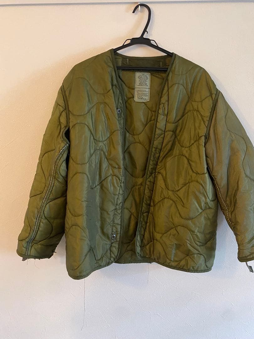 M65/80年代オリーブ色 モッズコート キルティングライナー付き