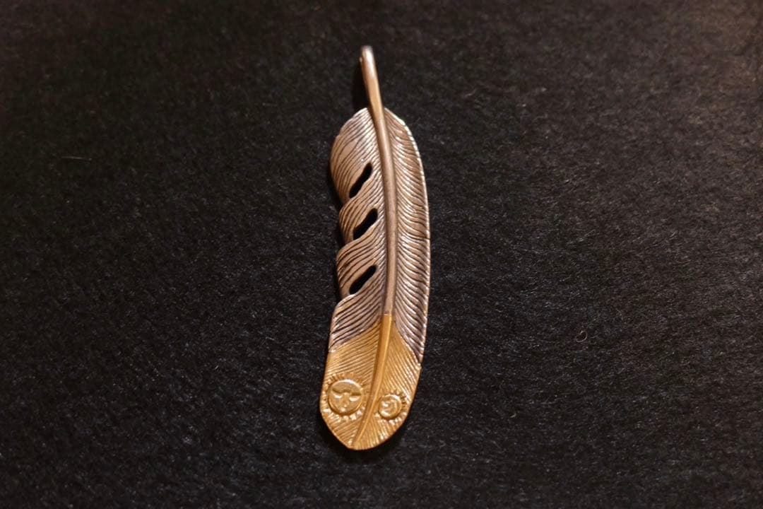 TADY&KING 先金フェザーL 右向きフェザーネックレス