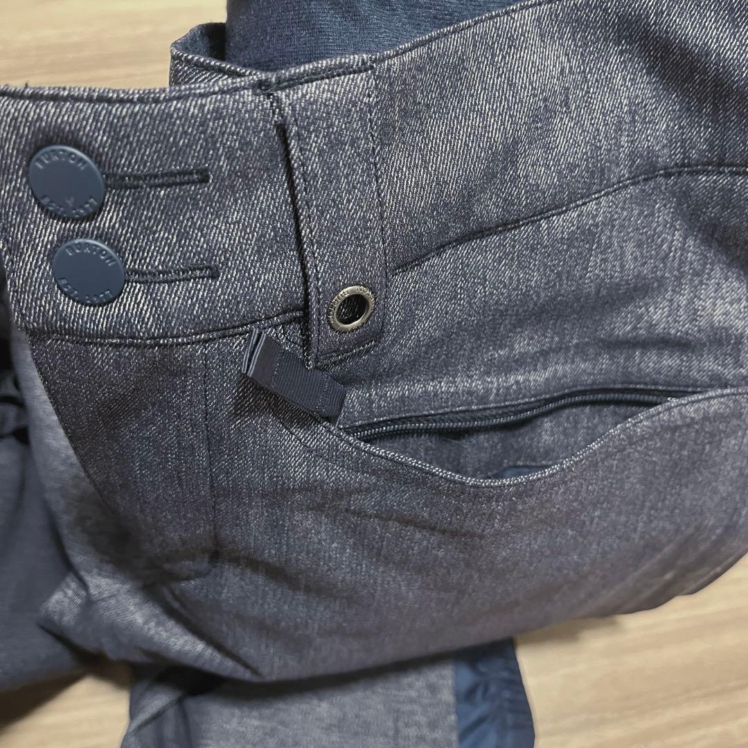 BURTON デニム スノーボードパンツ S レディース スキーウエア 美品