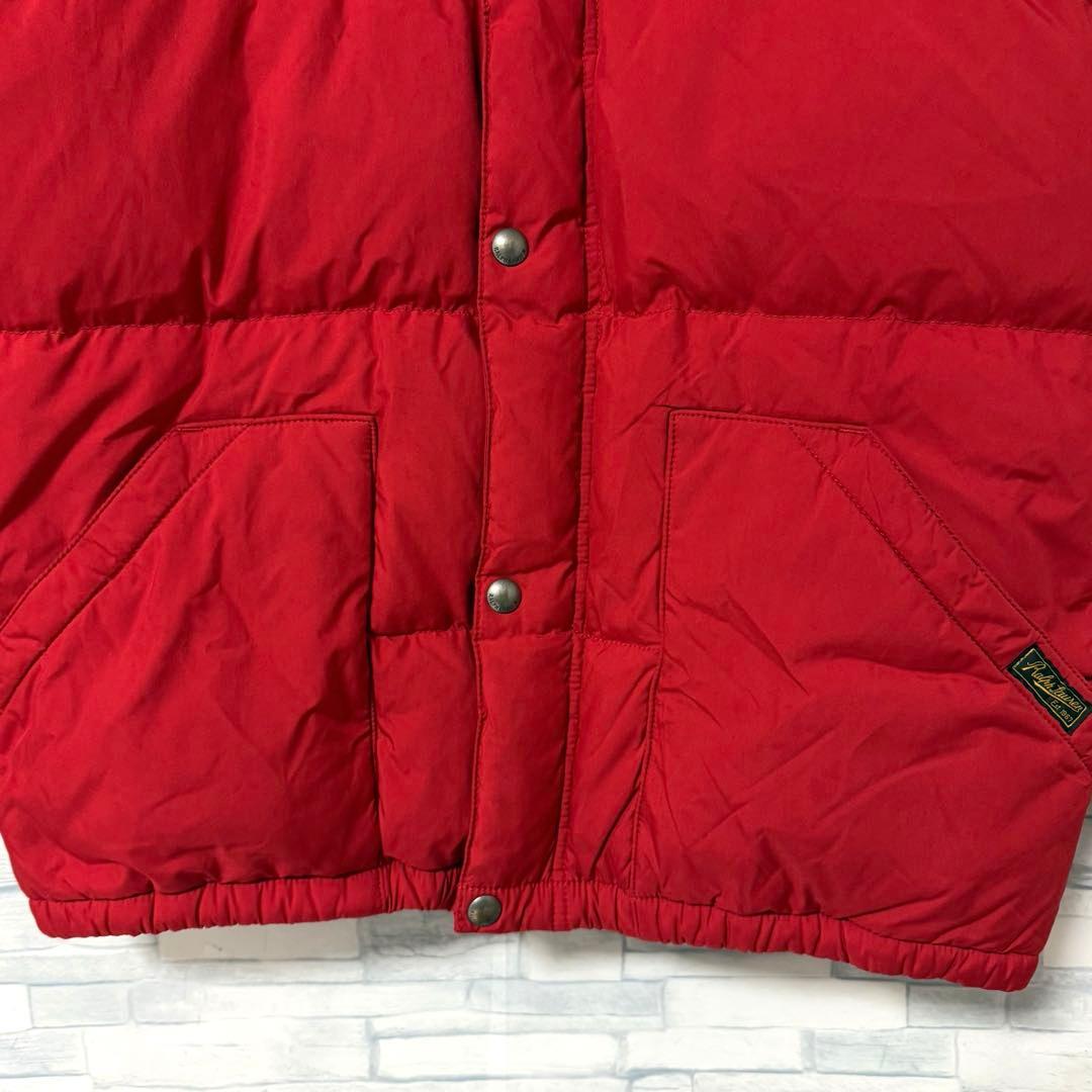 ポロラルフローレン ジャケット ダウンジャケット 刺繍ロゴ レッド M相当