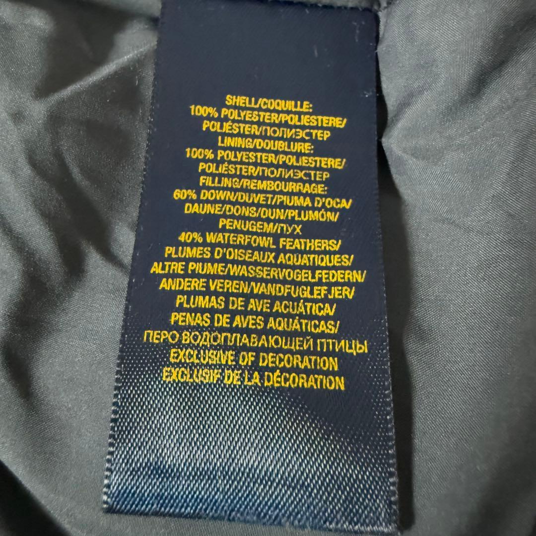 ポロラルフローレン ジャケット ダウンジャケット 刺繍ロゴ レッド M相当