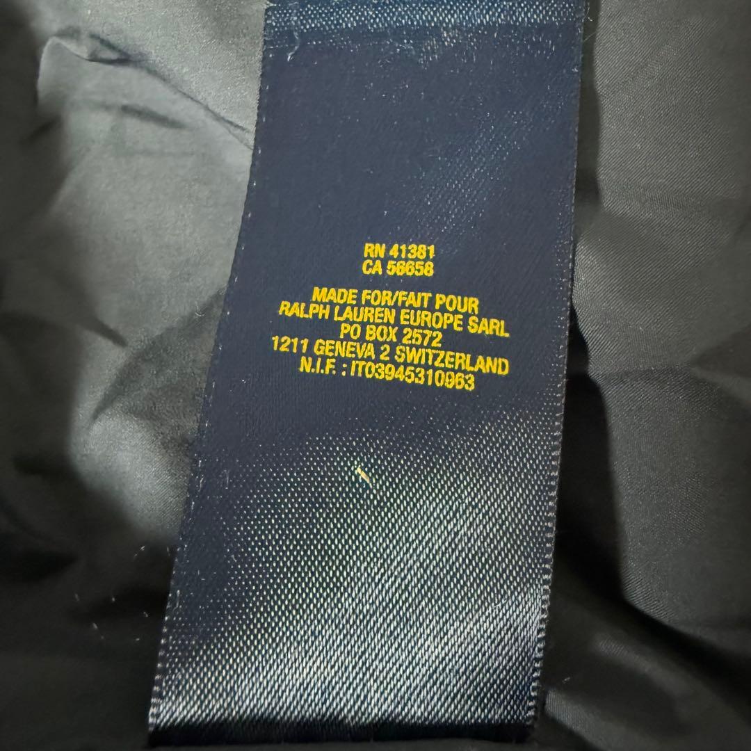 ポロラルフローレン ジャケット ダウンジャケット 刺繍ロゴ レッド M相当