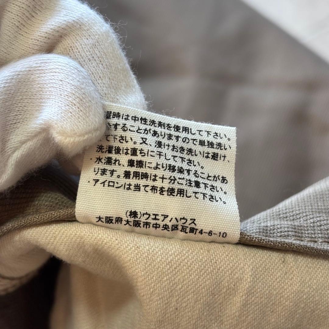 【超希少】ウエアハウス 1991 ピケパンツ セコハン ビームス W36 グレー