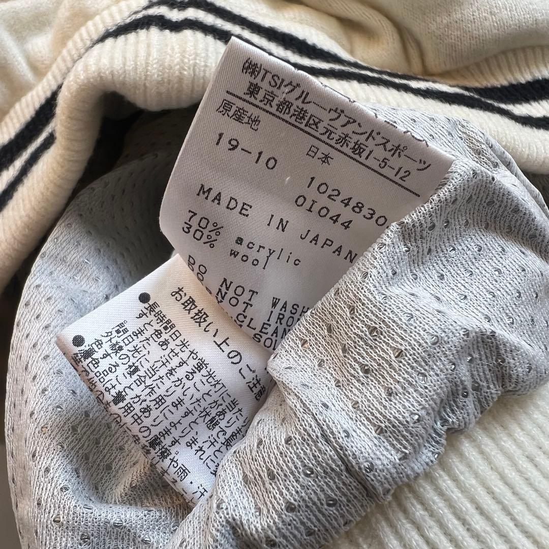 Pearly gates パーリーゲイツ　中綿入り　ダウン×ニット　パーカー　0