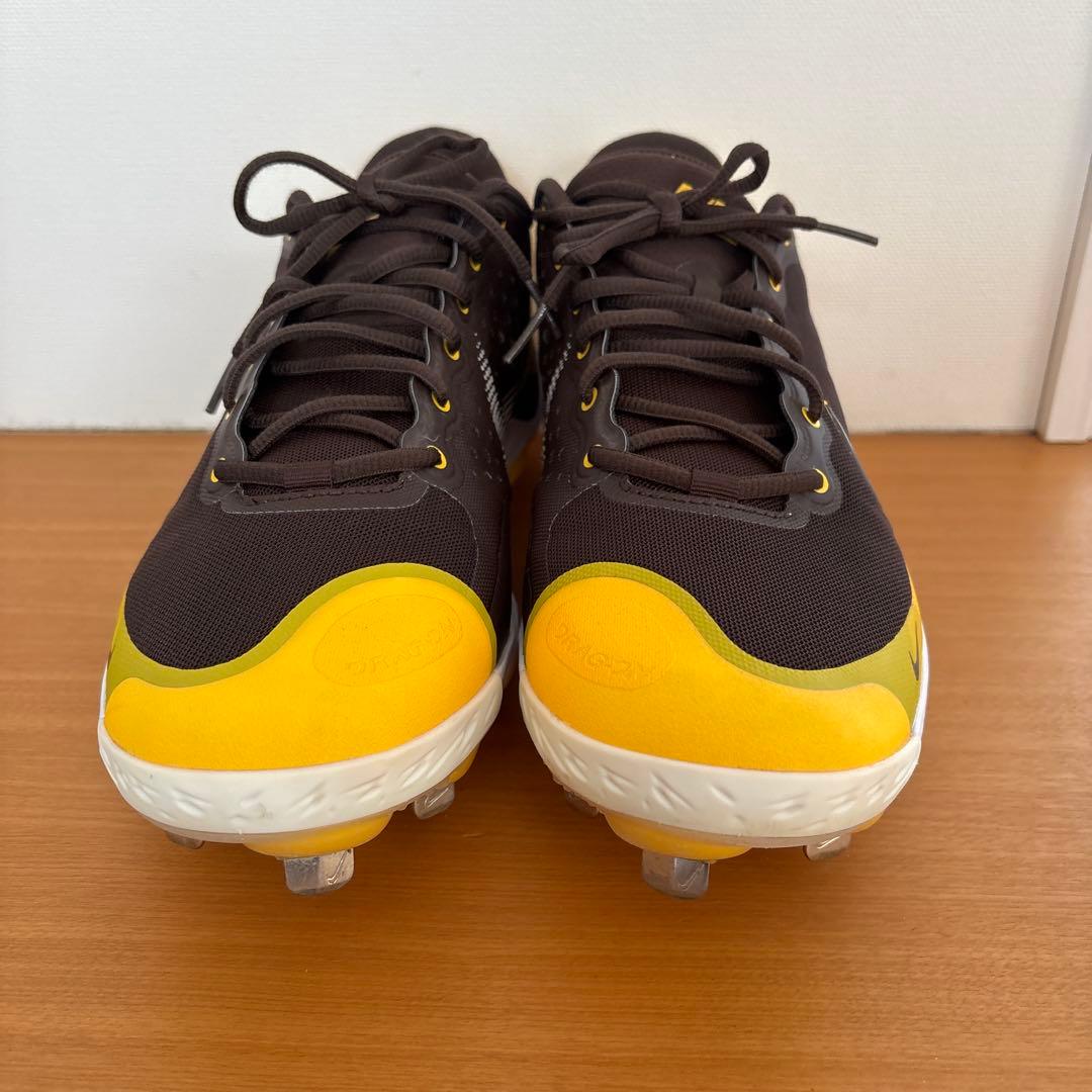 ナイキベースボールメタルスパイク海外モデル MLBパドレスカラー US12