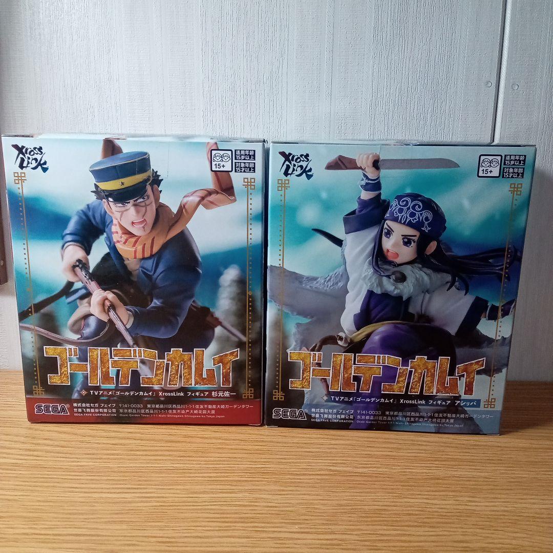 ゴールデンカムイ XrossLink フィギュア 杉元佐一 アシㇼパ 2種セット