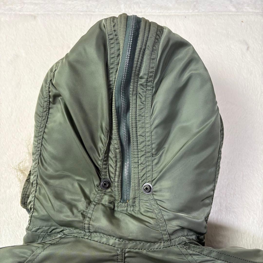 美品 Lサイズ USA製 ALPHA INDUSTRIES n-2b 短丈