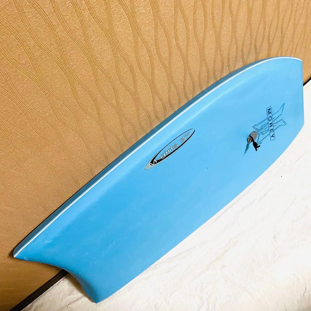 早い物勝ち】 MOREY ボディーボード 青×白 - メルカリ