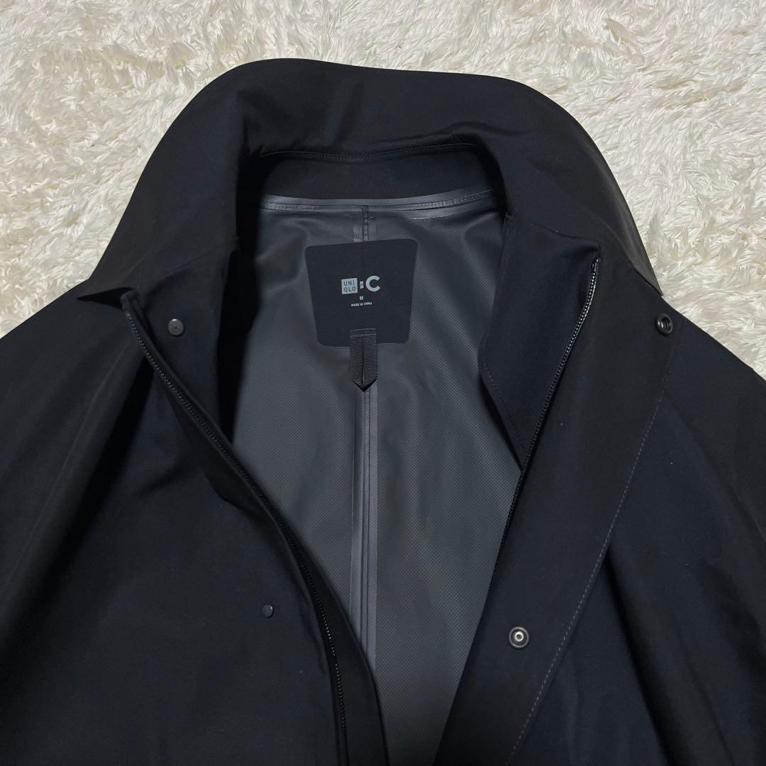 UNIQLO C ブロックテックステンカラーコート　2025モデル ブラック