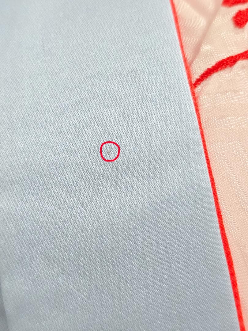 七五三　7歳　 水色　正絹　着物　セット　女の子 c96