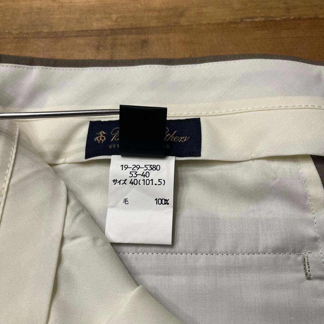 BROOKS BROTHERS ブルックスブラザーズ 2タック スラックス