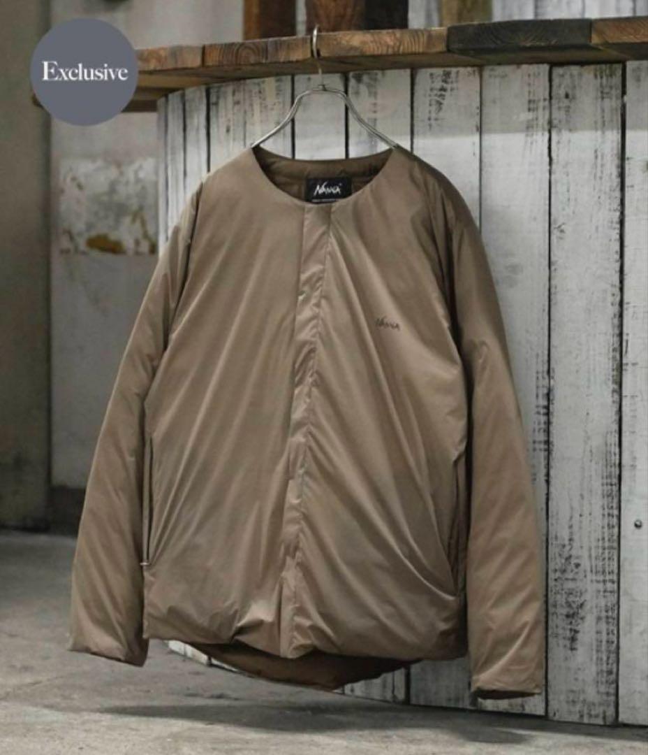 別注NANGA×DOORS　INNER DOWN JACKET メンズ　L モカ