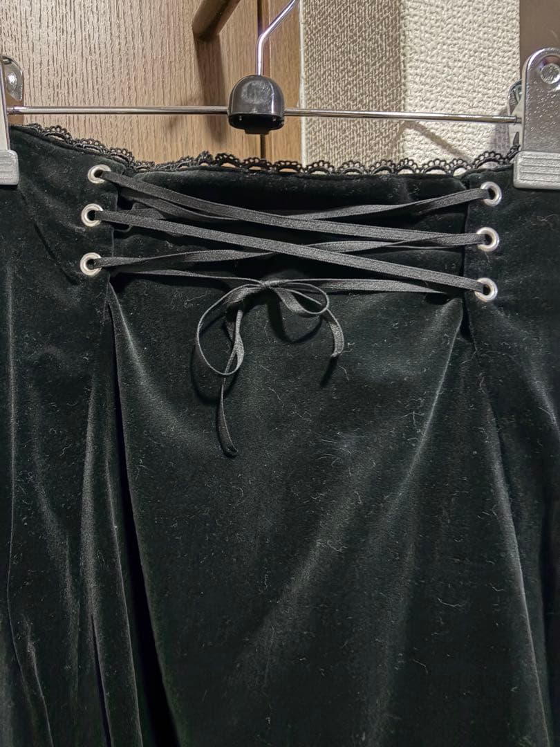 t*s様 メアリーマグダレン　別珍　スカラップフリルスカート　ブラック