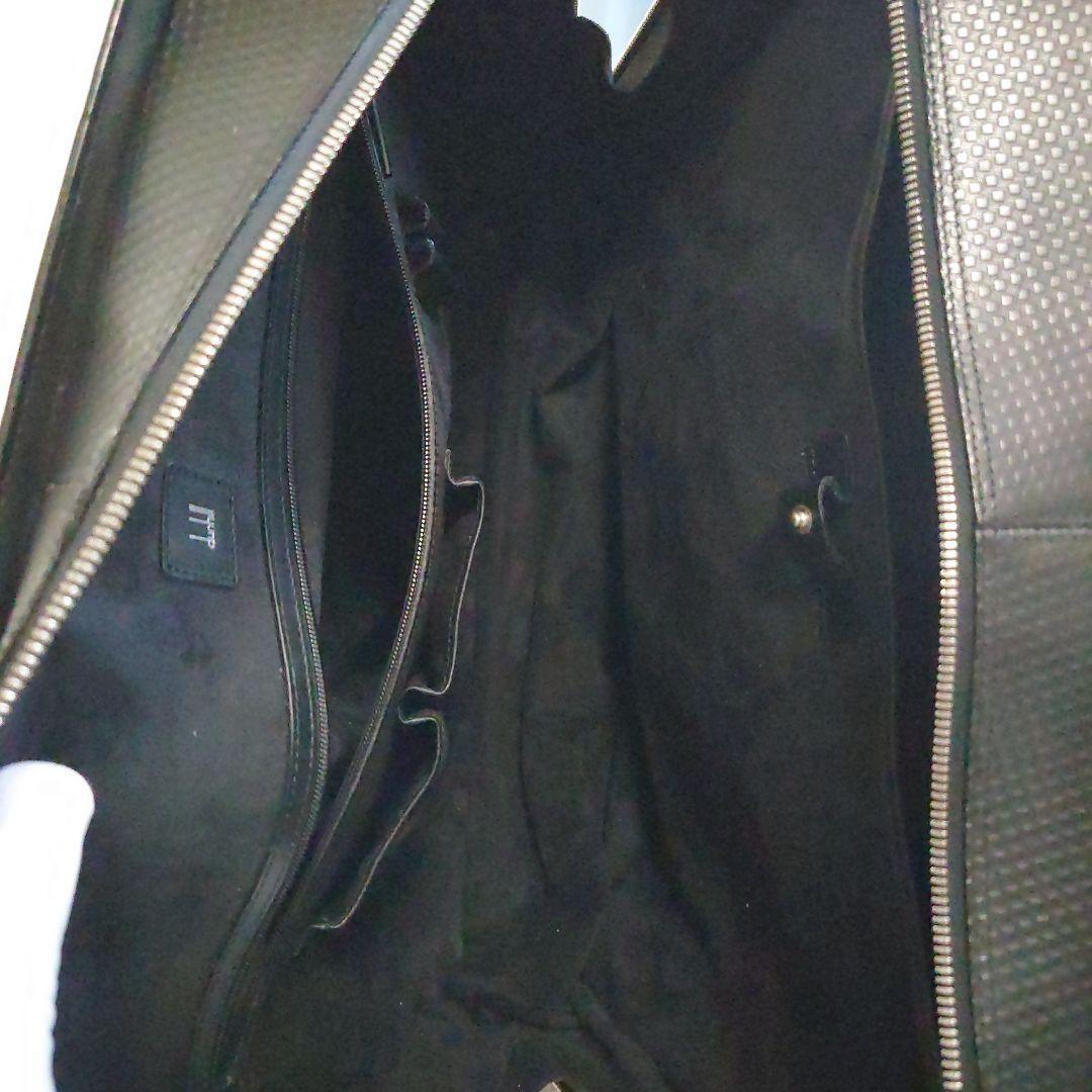 【希少】ダンヒルビ ジネスバッグ マイクロディーエイト レザー dロゴ ブラック