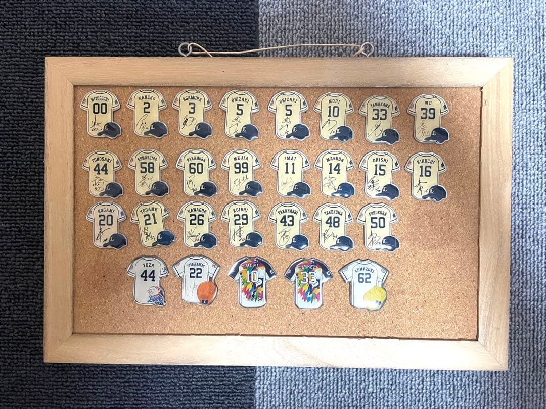 ライオンズ ユニフォーム型 ピンバッジセット 112個 希少品