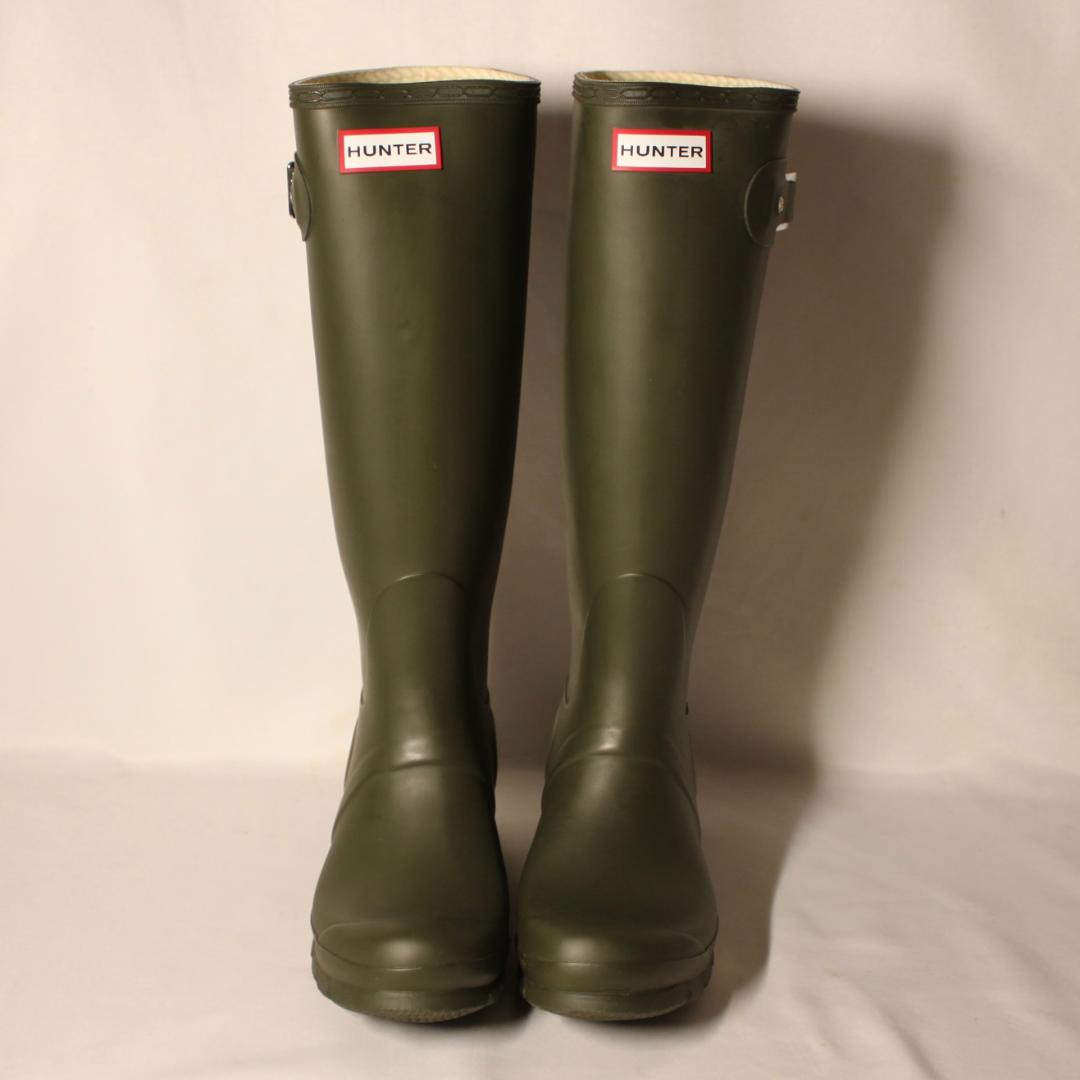 未使用品 HUNTER/ハンター オリジナルトール オリーブ 長靴 レイン