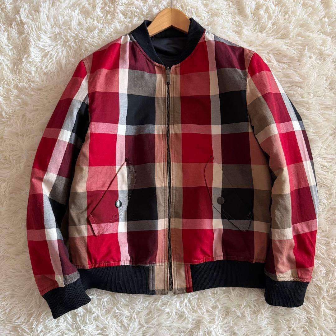 【未使用に近い】ブラックレーベルクレストブリッジ　MA-1 リバーシブル　L