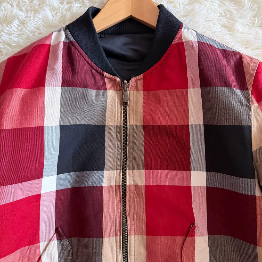 【未使用に近い】ブラックレーベルクレストブリッジ　MA-1 リバーシブル　L