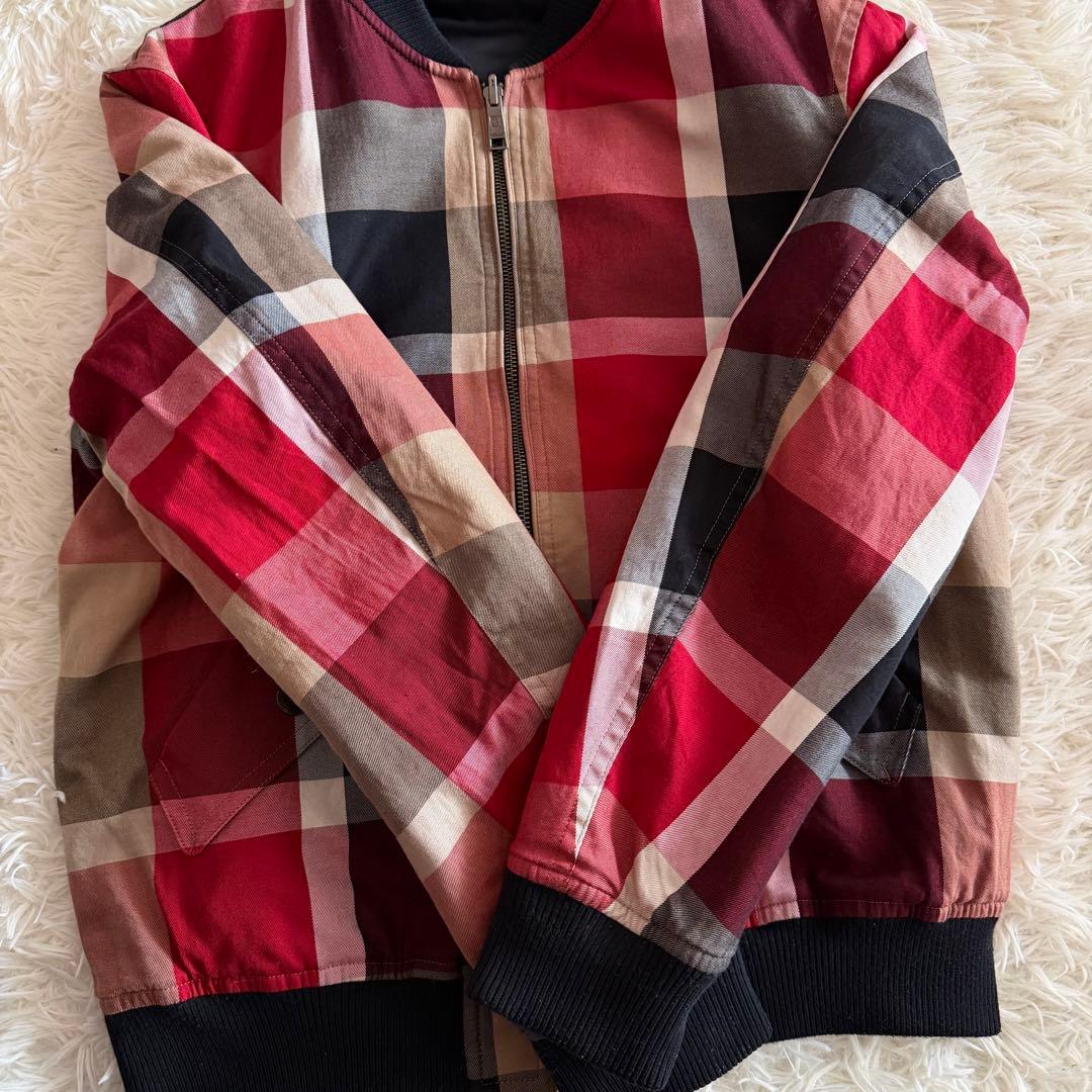 【未使用に近い】ブラックレーベルクレストブリッジ　MA-1 リバーシブル　L