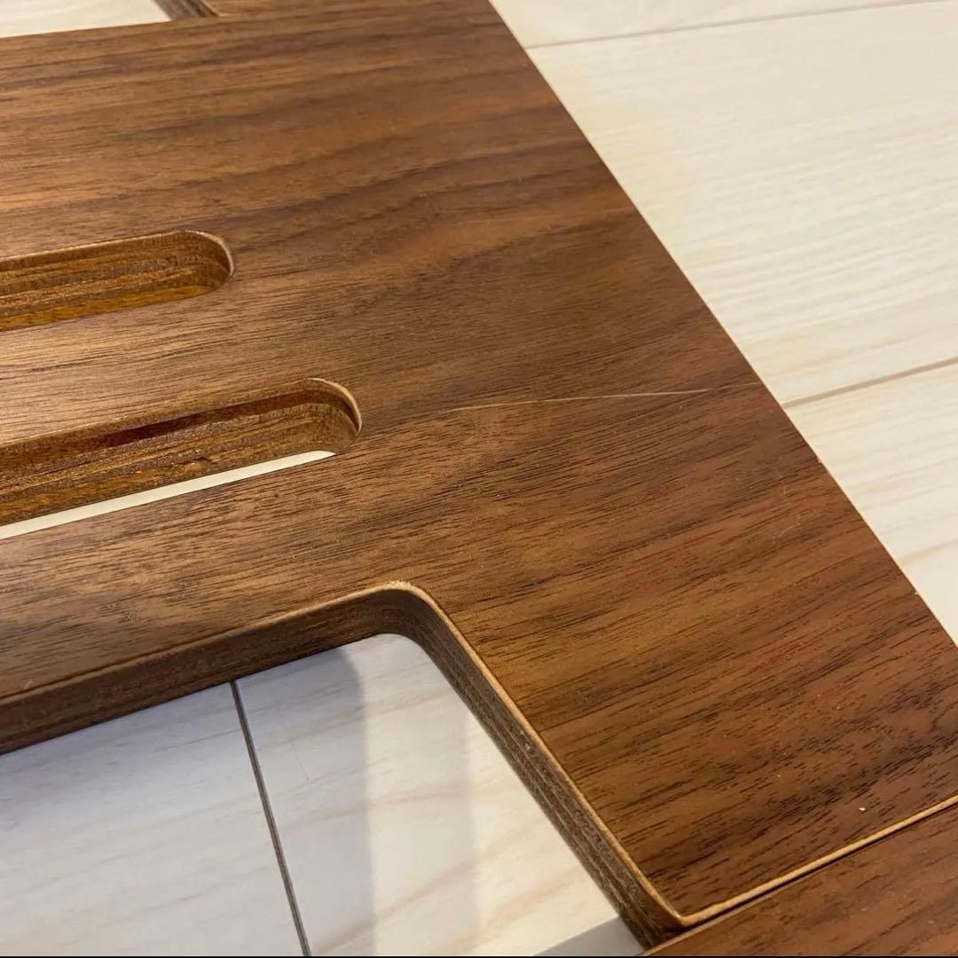 美品】TheArth クル次郎ンドル ウォルナット／ざぁ〜す ヘキサテーブル